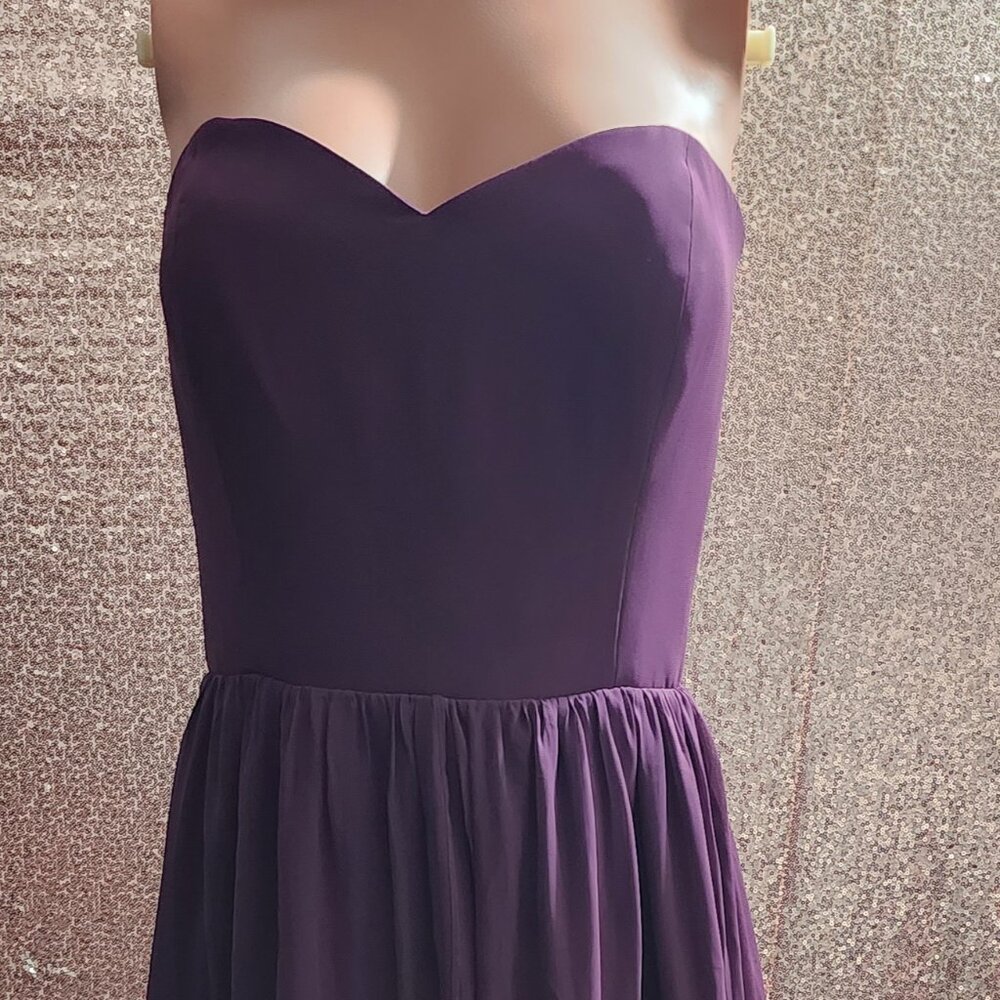 Strapless Dress. Formal: Wedding, Prom, Homecoming.